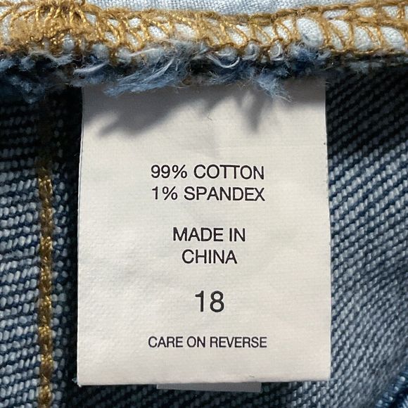 Soho Womens Jeans sz 18 Medium Wash Distressed Boyfriend x30"insm Cotton Stretch - Picture 5 of 10